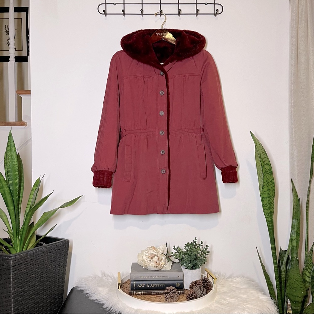 BONDERS All Seasons Calendar Cloth Jacket, Red/Burgundy,